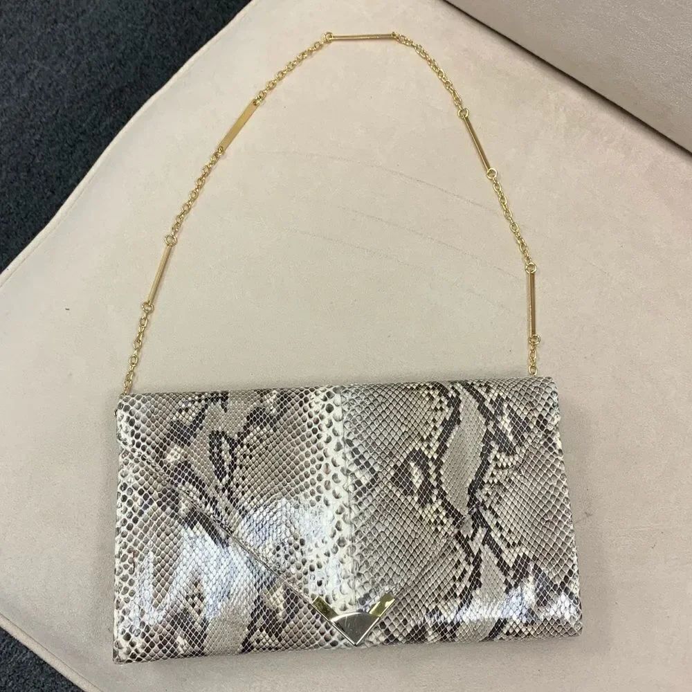 Vintage Baron John Frankfurt Leather Bag Clutch